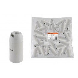Патрон Е14 подвесной, термостойкий пластик, белый, Б/Н TDM (SQ0335-0032)