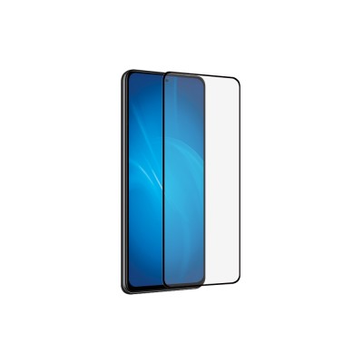 Закаленное стекло с цветной рамкой (fullscreen+fullglue) для Poco F3/ Xiaomi Redmi K40 DF poColor-05