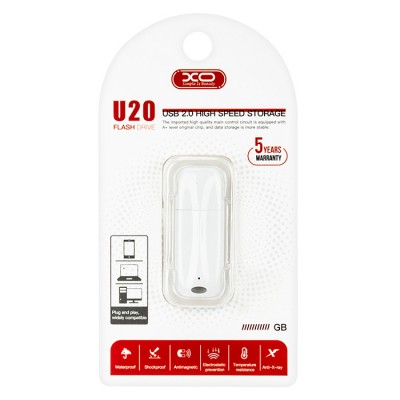Накопитель 032 Gb, USB 2.0 "XO" U20 (ecopack)