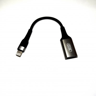 Адаптер XO-NB201, USB/Lighting, черный
