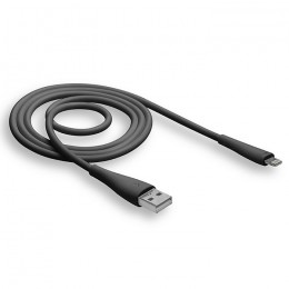 Кабель USB "WALKER" C305 для Apple (2.1А), черный