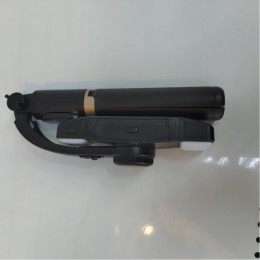 Монопод-трипод Gimbal Q08D, автоматическая стабилизация, подсветка, 78 см, черный