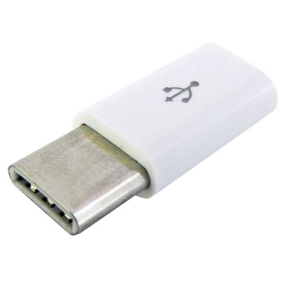 Адаптер WALKER переходник TYPE-C -- micro USB №01 пластиковый