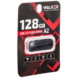 Накопитель USB (флэшка) 128 Gb, WALKER A2 25-10 Мб/с
