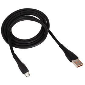 Кабель USB "XO" NB-185, 6А, Micro USB, быстрый заряд, черный