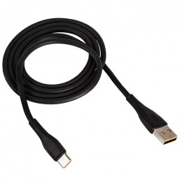Кабель USB "XO" NB-185, 6А, Type-C, быстрый заряд, черный