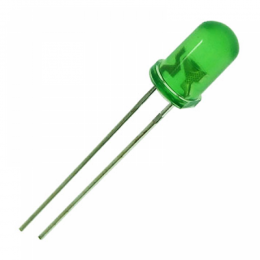 Светодиод 3мм (зеленый) 3-2,2В 20мА