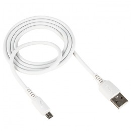 Кабель USB WALKER C308 для Micro USB (2.4А), белый