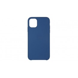 Накладка SILICONE COVER Soft-touch для Apple iPhone 11, темно-синяя