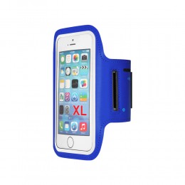 Чехол спортивный (неопрен) для смартфонов до 6.5 дюймов DF SportCase-02 (blue)