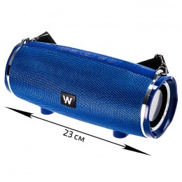 Колонка WALKER WSP-160, Bluetooth, 7Вт*2, синяя