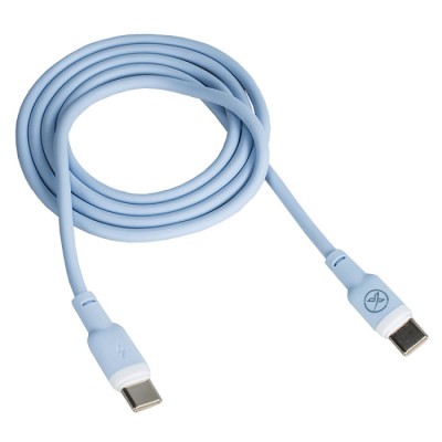 Кабель USB NB-Q208B, 60Вт, Type-C/Type-C, быстрый заряд PD, мягкий, синий