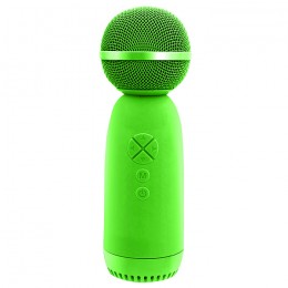 Микрофон-колонка Bluetooth AMFOX AM-MIC70, зеленая