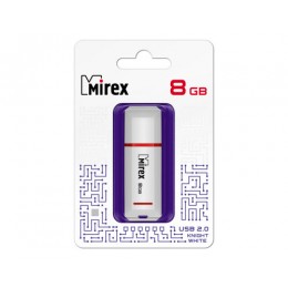 8GB USB2.0 KNIGHT (13600-FMUKWH08) белый MIREX