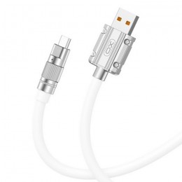 Кабель USB XO NB-227, 6А, Type-C, быстрый заряд, белый