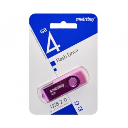 4GB USB Twist Pink (SB004GB2TWP) розовый SMARTBUY