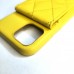 Накладка для Apple iPhone 12, с карманом для карт #1, желтый