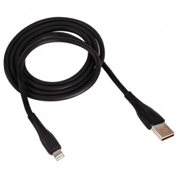 Кабель USB XO NB-185, 6А, Lightning, быстрый заряд, черный