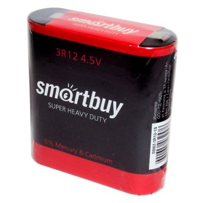 Батарейка солевая Smartbuy 3R12/1S (12/144) (SBBZ-3R12-1S)
