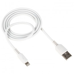 Кабель USB "WALKER" C308 для Apple (2.4А), белый