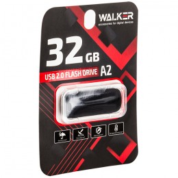 Накопитель 032 Gb, USB 2.0 "WALKER" A2 25-10 Мб/с (ecopack)