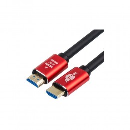 Кабель Atcom HDMI (m)-HDMI (m) 1.0м силикон ver.2.0 черный красный в пакете (1/150)