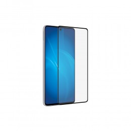 Закаленное стекло с цветной рамкой (fullscreen+fullglue) для Samsung Galaxy A72 (4G/5G) DF sColor-11