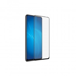 Закаленное стекло с цветной рамкой (fullscreen+fullglue) для Xiaomi Redmi Note 10T/ Poco M3 Pro DF x